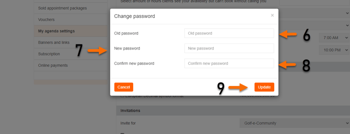 FAQ Changing password 3