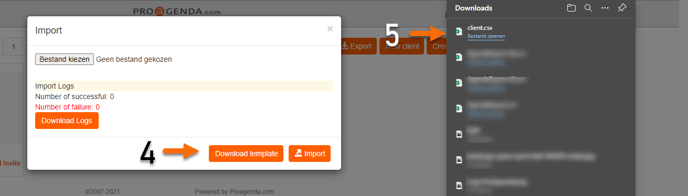 FAQ Import clients 2