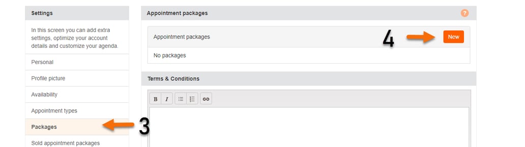 How do I set up packages?