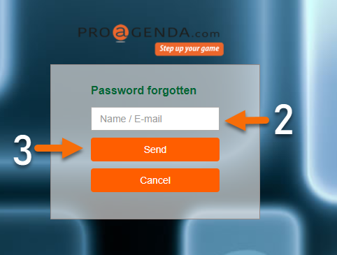 FAQ Password forgotten 2