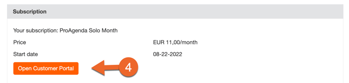 FAQ customer portal 4