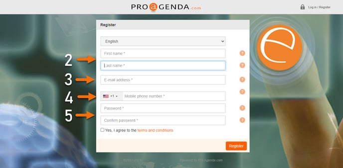 FAQ registering client 2