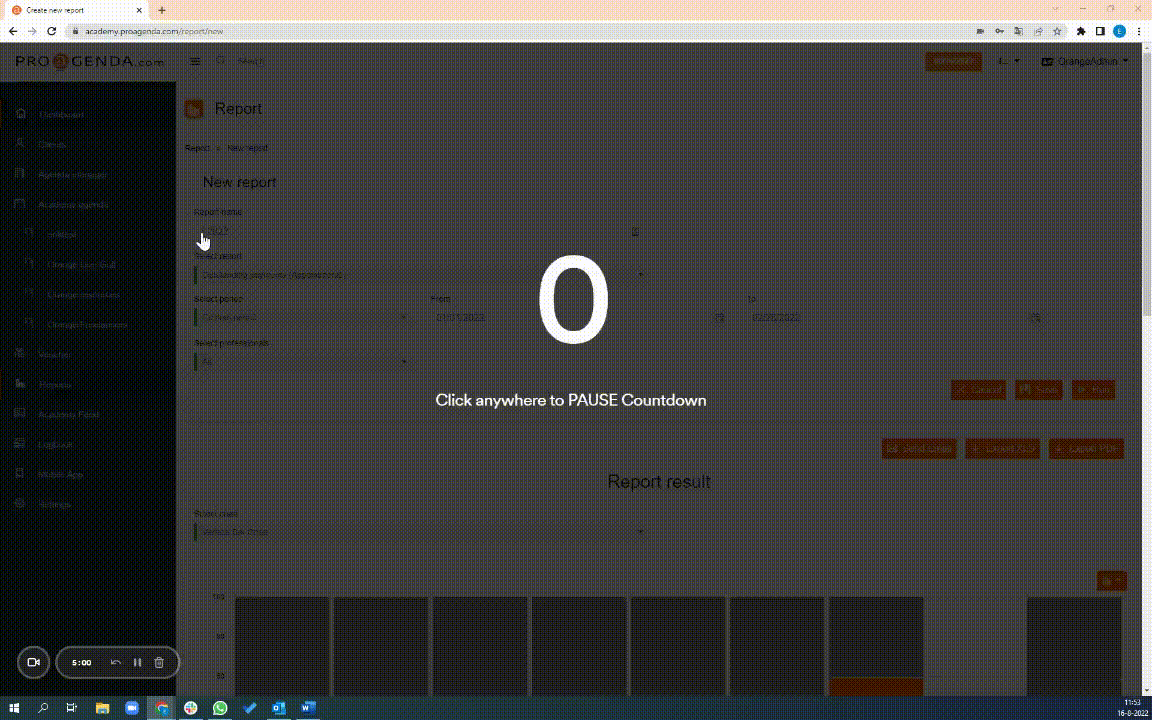 Outstanding payments (appointments  packages) _ 2022 _ ProAgenda _ NR 5 