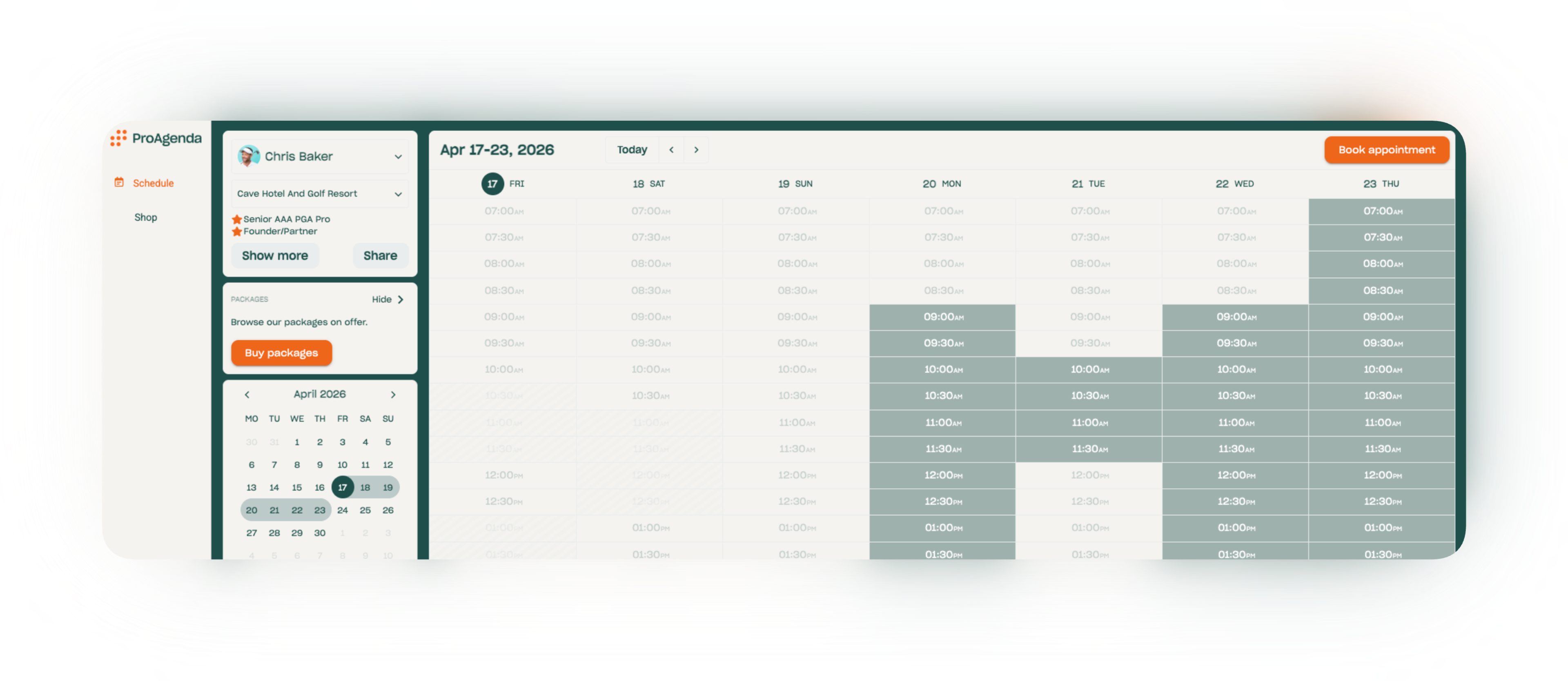 single pro booking page-1