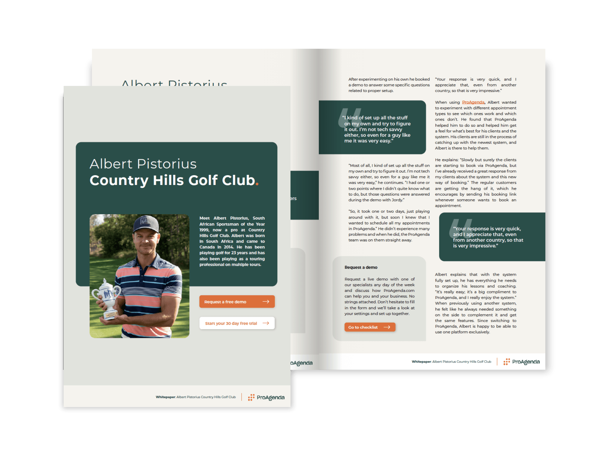 Reference - Albert, Country Hills Golf Club 