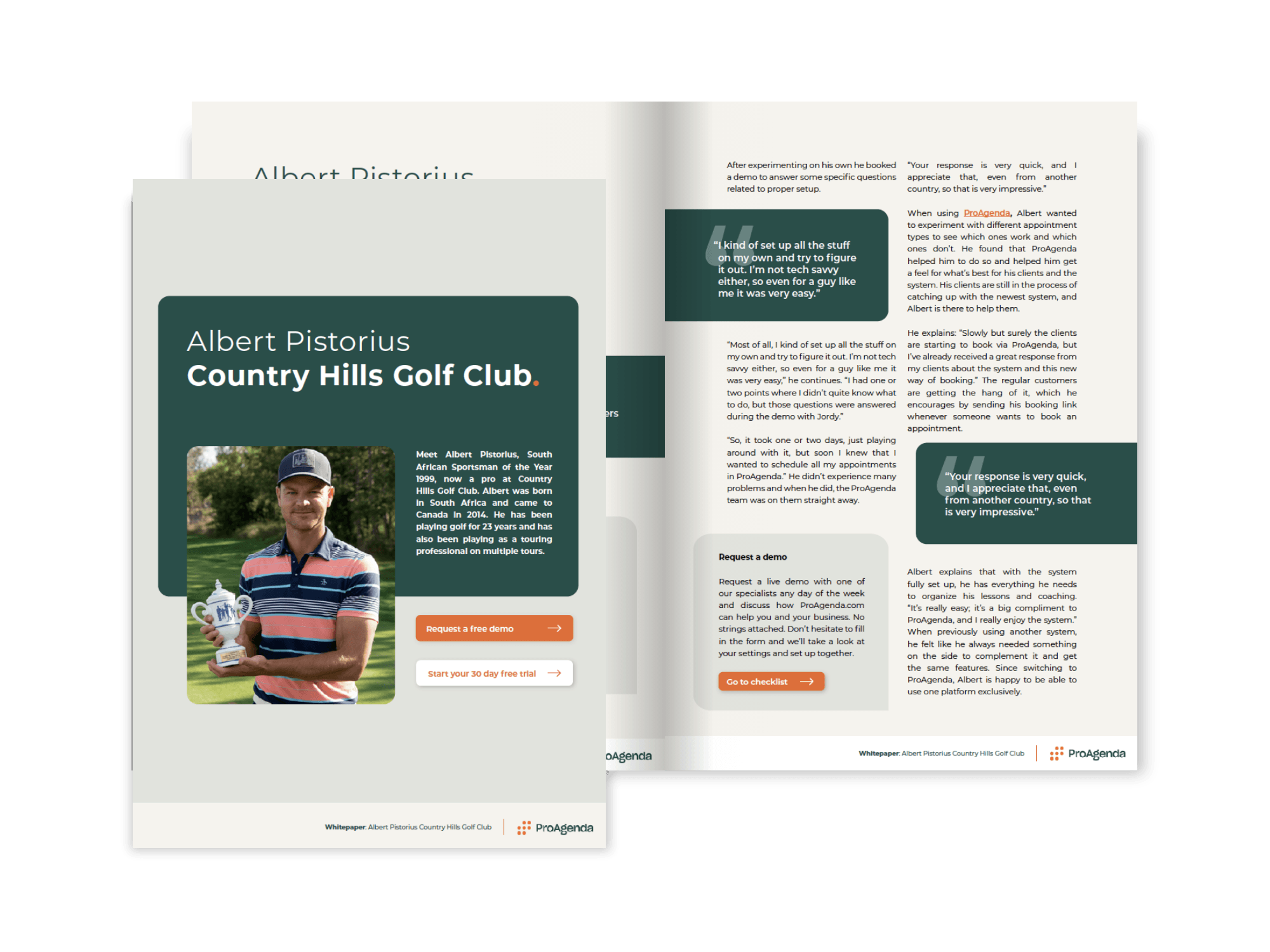 Referentie - Albert, Country Hills Golf Club